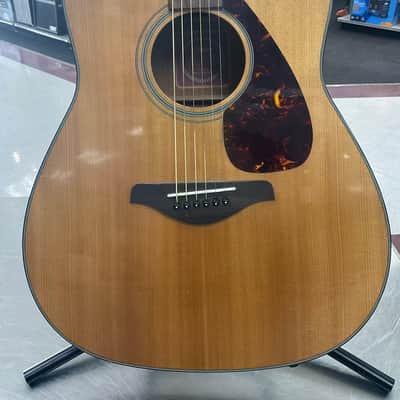Yamaha FG700S Folk Acoustic Guitar 2010s - Natural image 2