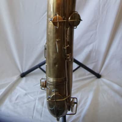 C.G. Conn Bass Saxophone 1904 - brass image 7