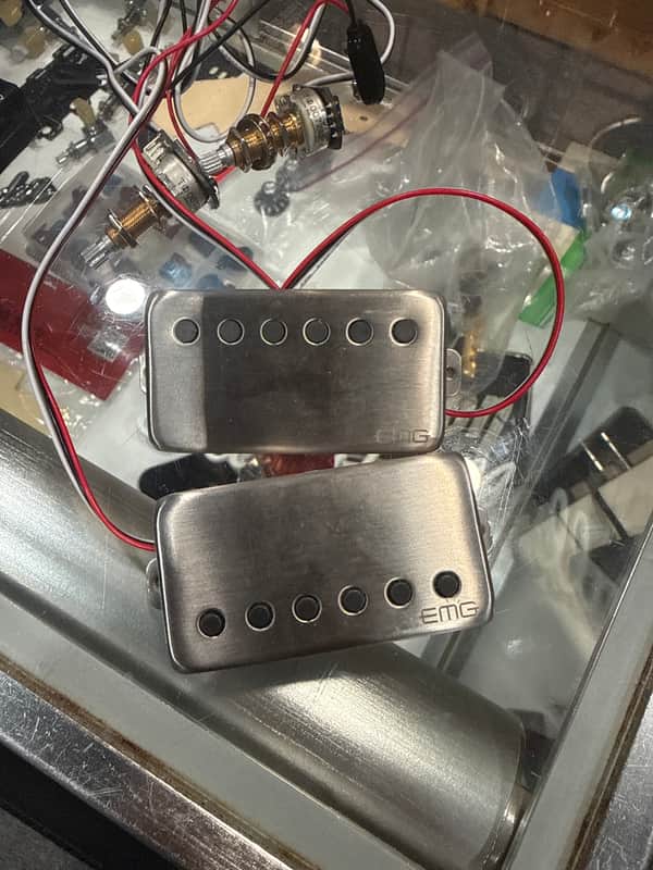 EMG 57/66-BRBC Active Solderless Alnico V Humbucker Set