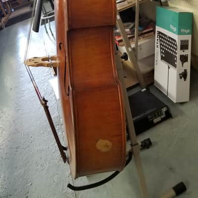 William Lewis & Son Laurel Laminated Upright Bass w/ Gig Bag (used) image 3