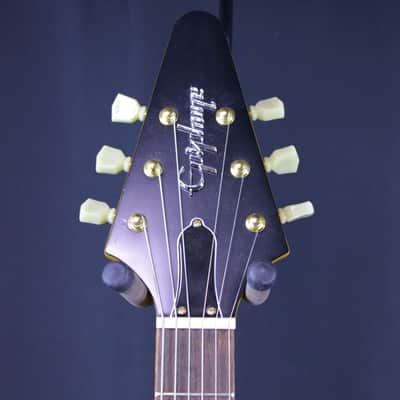 Epiphone '58 Korina Flying V - Aged Natural (White Pickguard) image 4