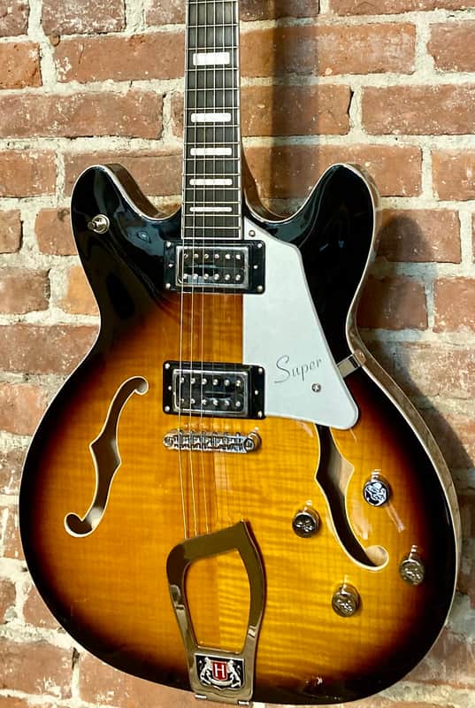 New Hagstrom SUVIK-TSB Super Viking Tobacco Sunburst, Gorgeous Guitar, Support Small Biz, Buy Here! image 1