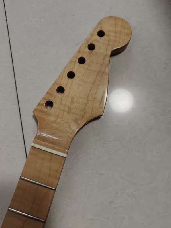 Flamed Maple ST Guitar Neck, 22-Frets image 1