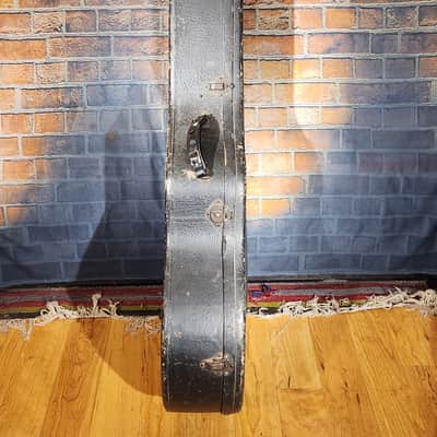 Vintage 1950s High-End Archtop Case (L5) Black image 2