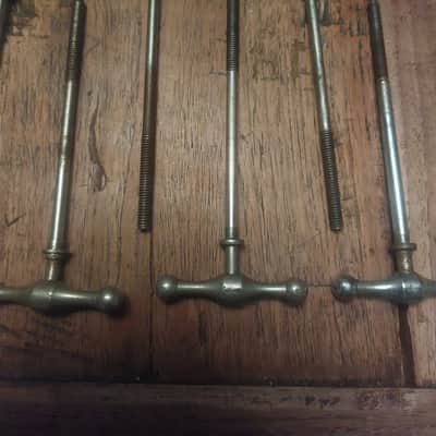 Slingerland Radio King T rods. 1940s - Nickel plated image 4