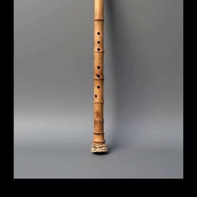 Concert-Grade 8-Hole Tang Xiao Flute - Blowing Shakuhachi - 2 Piece – Lacquered, Healing Tones in D/C/B Keys (Lowest Note) for Meditation & Music, Yellow Bamboo image 6