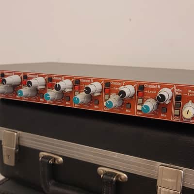ATI 8MX2 8x2x8 Mic Pre Mixer 2000s - Red image 3