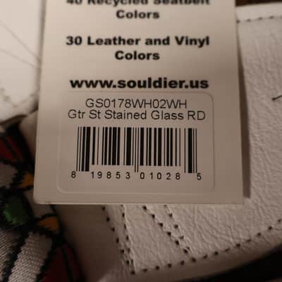 Souldier GS0178 - Stained Glass Red Guitar Strap image 3