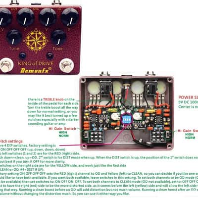 KING OF DRIVE Dual Overdrive Fast US Shipping New and Nice image 5