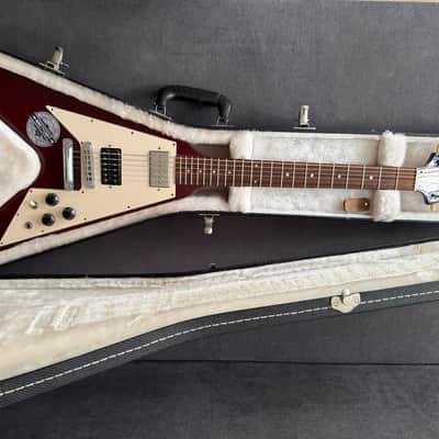 1989 Gibson Flying V '67 Reissue 1989 Nashville | 1st-Year '67 Reissue! | Cherry Red | Seymour Duncan Phat Cat P-90 image 1
