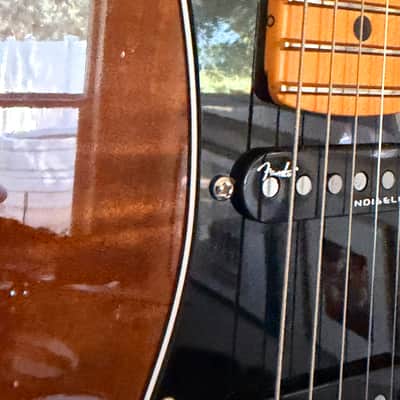 Fender American Rare Ultra HSS Stratocaster Flamed Maple Tiger Eye image 10