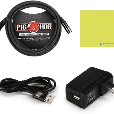 Radial BT-Pro V2 Stereo Bluetooth Direct Box Bundle with Pig Hog 10ft Microphone Cable and Liquid Audio Instrument Polishing Cloth - 2-Channel Active Direct Box and Bluetooth Receiver image 5