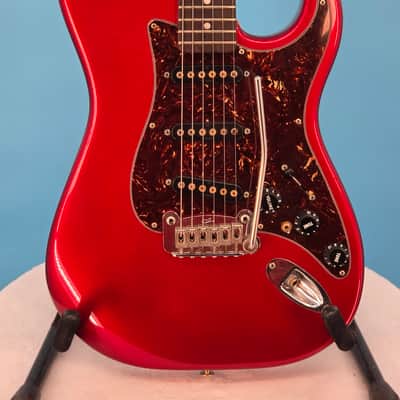 G&L S-500 USA Older Model - Candy Apple Red NICE Tweed Case image 2