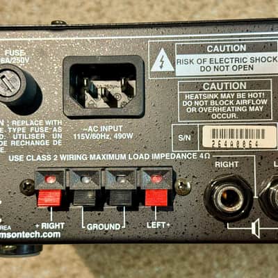 Samson Servo 260 2-Channel Studio Power Amplifier - Very Good image 6