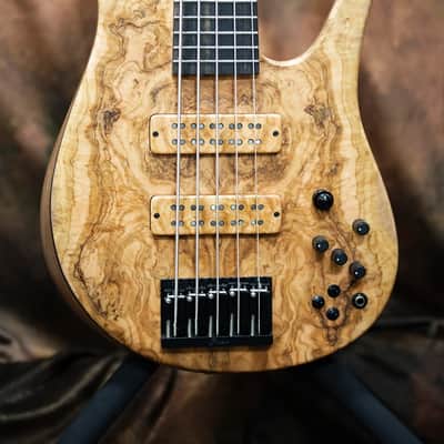 Fodera Imperial 5 Elite Custom Olive Used image 1