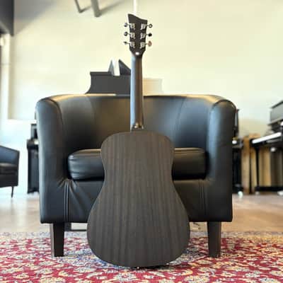 Jay Turser JTA53 3/4 Acoustic Guitar - Blackwood Fingerboard, Black image 6