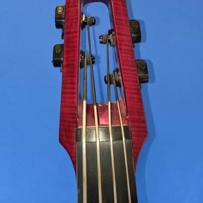 NS Design WAV4c Electric Upright Bass  Transparent Red image 11