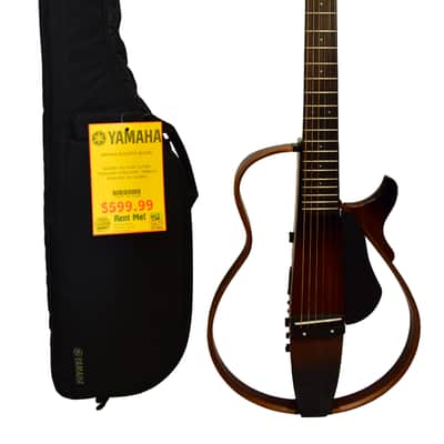Yamaha SLG200S Silent Guitar, Tobacco Sunburst w/ Bag image 1