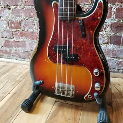 1963 Fender Precision Bass P Bass Electric Guitar Vintage image 2