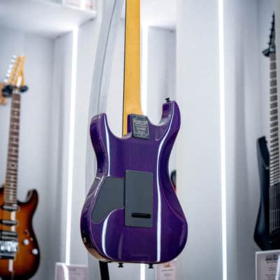 Schecter Sunset Custom II HSH Black Violet image 10