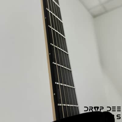 Infinia Neptune Headless Electric Guitar w/ Bag - Black Walnut image 10