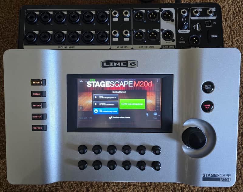Line 6 StageScape M20d Digital Mixer 2010s - Black image 1