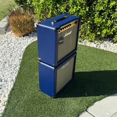 Marshall Studio Classic SC20C "JCM 800 Lead Series" 20-Watt 1x10" Guitar Combo 2020 W/ Matching 1x12 SC112 EXT Cabinet - - Present - Navy Blue Levant image 3