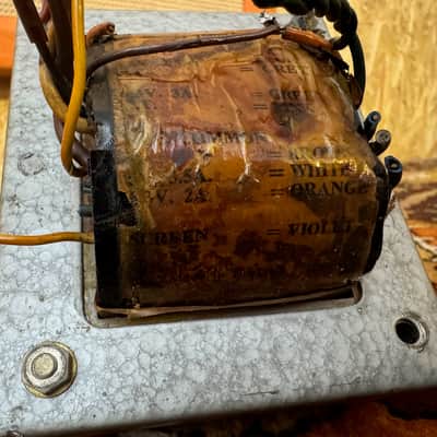 Vintage 1962 Marshall Offset JTM45 RS Radiospares Mains Power Transformer *1960s* image 9
