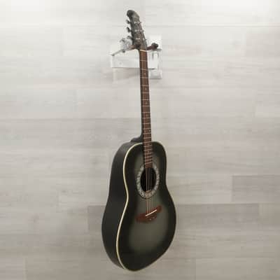 Used Celebrity CC11 Laminate Top Acoustic Guitar Silver Burst image 8