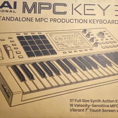 Akai MPC Key 37 Standalone Workstation Synthesizer 2024 - Present - Red image 2