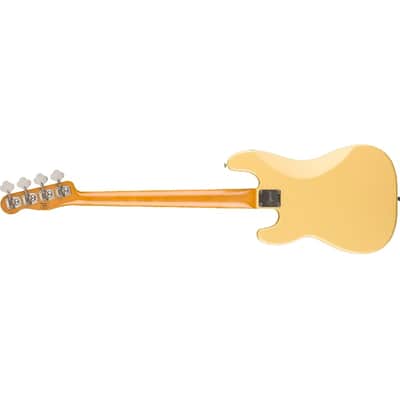 Squier Classic Vibe Telecaster Bass, Maple Fingerboard, Parchment Pickguard, Vintage White image 3