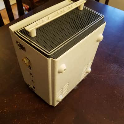 RCA Cartridge early cassette Magazine loaded Magnetic Sound Tape recorder 1YB11 tube  1963 - beige plastic image 6