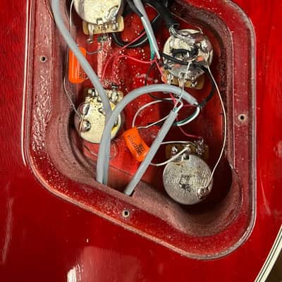 2010 Gibson Custom Les Paul Custom - Translucent Red image 16