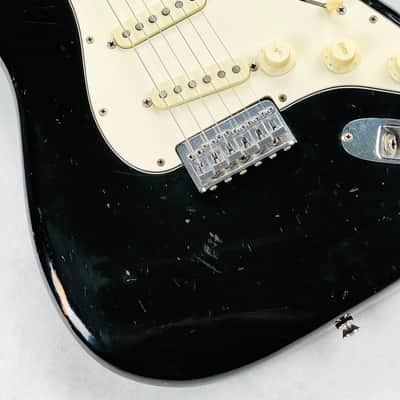 Fender Stratocaster Hardtail 1973 - Black image 4