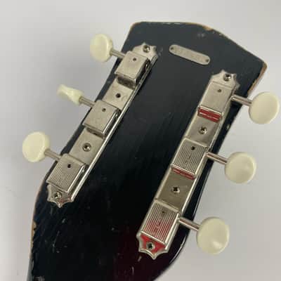 National 1120 Archtop 1950s Nice 16" Maple Body ,  with Factory Pickup, Hardshell case and Cable image 15