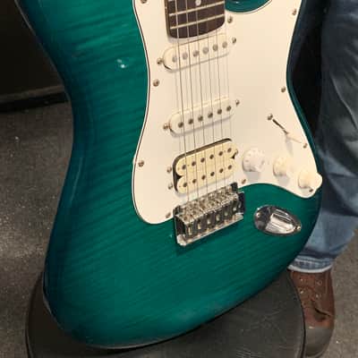 Austin Strat style Blue-Green image 2