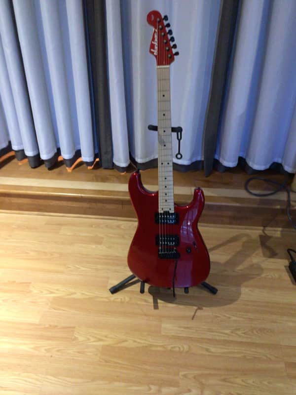 Jackson USA costume shop signature Gus G san dimas dinky 2023 - Red gloss image 1