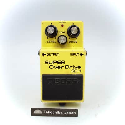 Boss SD-1 Super Overdrive JRC4558DD 1985 Made In Japan ACA Guitar Effect Pedal 569700 image 1