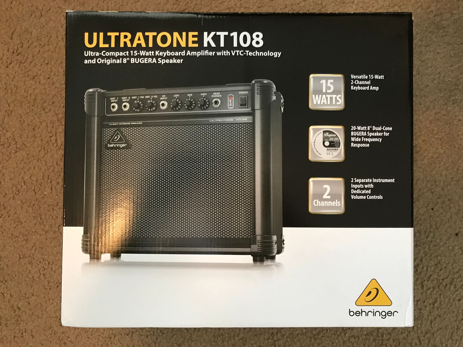 Behringer Ultratone KT108 15-Watt Keyboard Amp | Reverb Behringer Ultratone KT108 15-Watt Keyboard Amp | Reverb