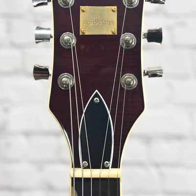 Gretsch G6659TFM Players Edition Broadkaster Jr. with Flame Maple Top Dark Cherry Stain 2017 image 8