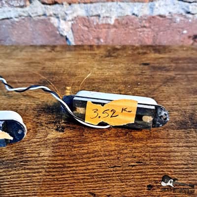 Low Wind Lawsuit Era Single Coil Pickups - Set of 2 (1970-80s - White) image 5