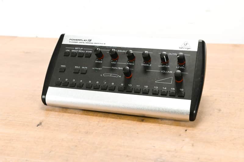 Behringer Powerplay P16-M 16-Channel Digital Personal Mixer CG012Q9 image 1