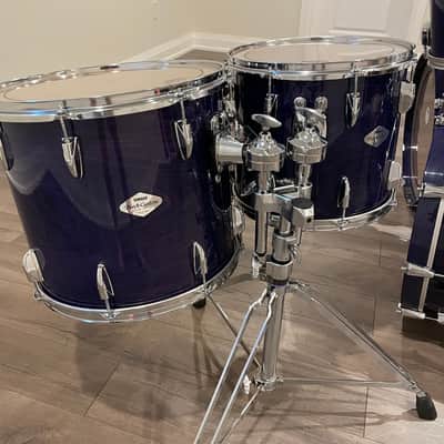 Yamaha Beech Custom Drums - Made in Japan - Blueberry image 7