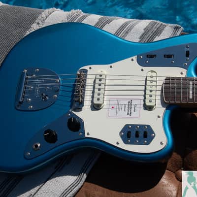 Fender MIJ FSR Traditional II Late '60s Jaguar w Matching Headstock! Limited Edition Lake Placid Blue - Better Than New! Pro Set Up w Perfect Frets/Action/Intonation! image 10