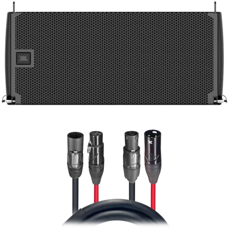 JBL SRX910LA Dual 10" Powered Line Array Active Loud speaker W/DSP 880W + Cable image 1