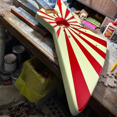 1978 Greco EX800 Relic Rising Sun JAPAN - Van Halen Ibanez Destroyer 2459 Lawsuit Era Explorer - Original Hardcase image 24