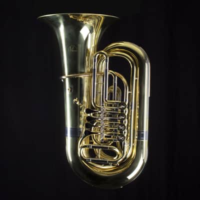 Monzani MZBB-210L Bb-Tuba Brass, Lacquered, 4 Valves - Bb Tuba image 2