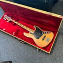 Fender Jazz Bass made in USA 1972 Maple Neck Pearl Block Inlays in good condition with original hard case and original owners manual