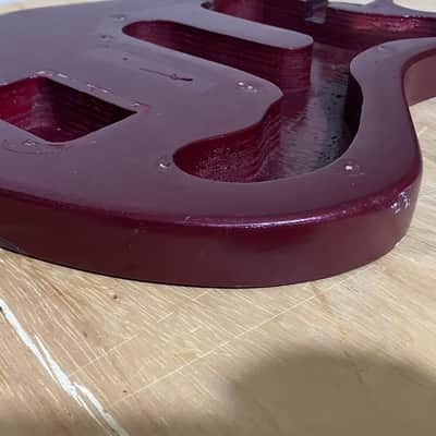 1960s 70s Teisco Zenta Top Twenty Electric Guitar Body Japan Resprayed Kawai image 9