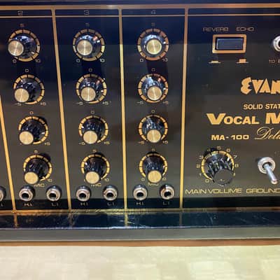 Evans Vocal Mixer MA-100 Deluxe serviced (recaped!) 60s image 3